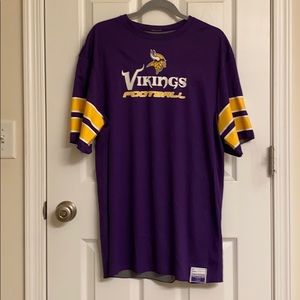 Minnesota Vikings Reversible Shirt 1 Side Purple 1 Side Gray Size Men’s Medium